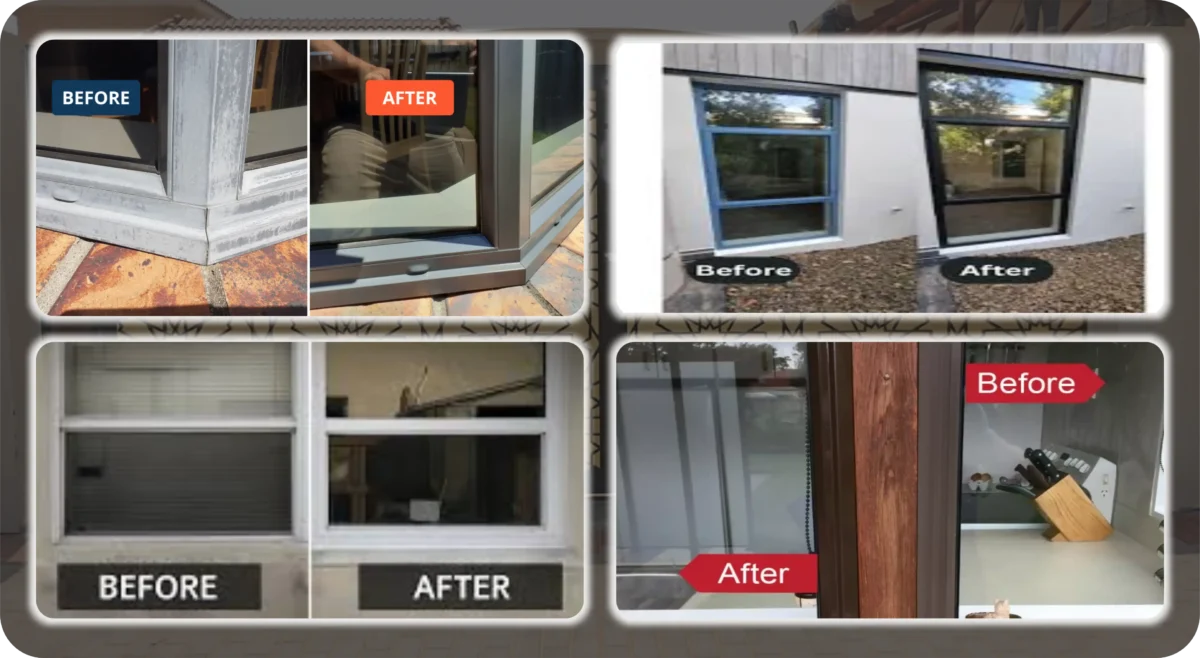 Aluminium & Glass Services in JVC Dubai 10 before after 02